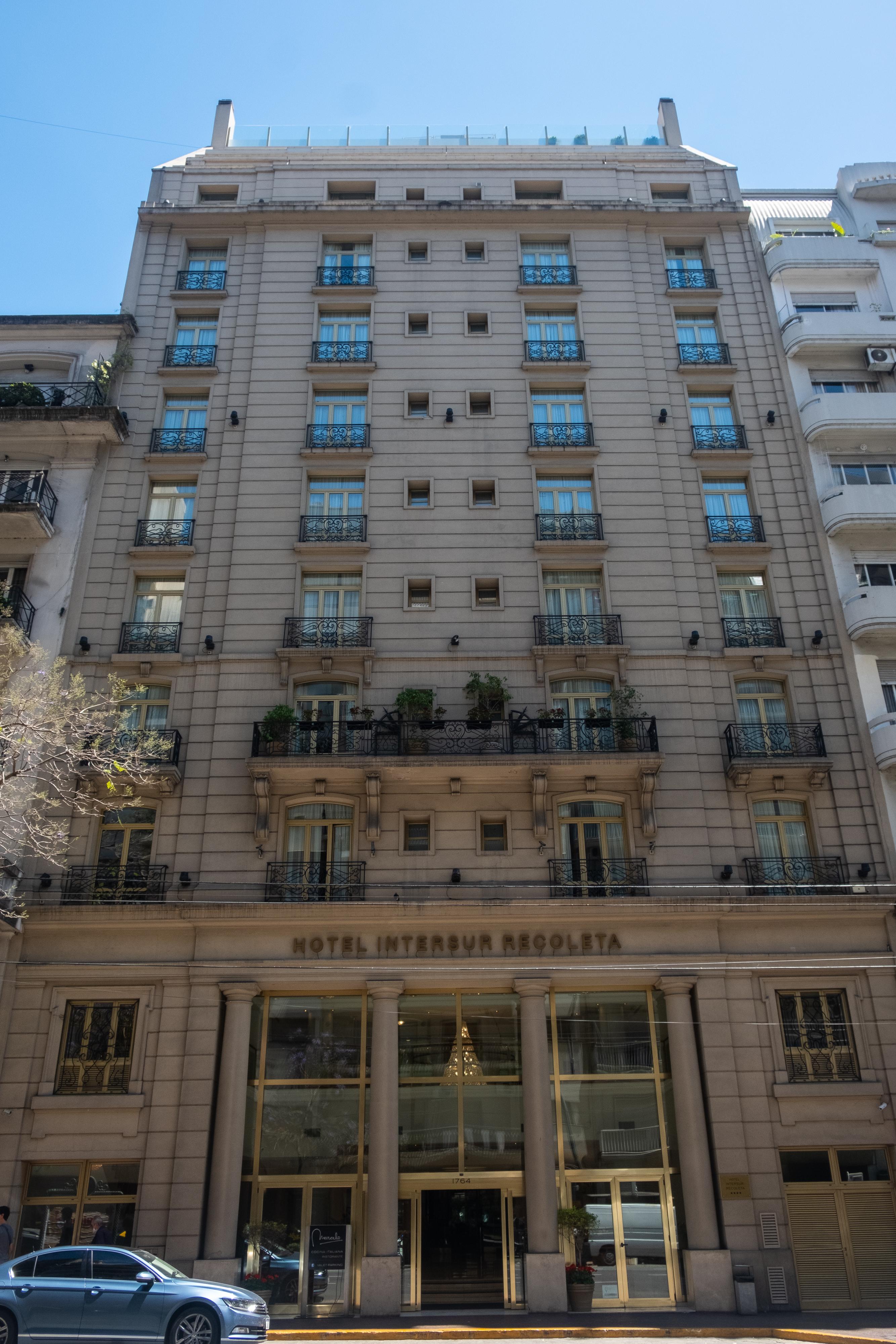 Hotel Intersur Recoleta Buenos Aires Eksteriør bilde